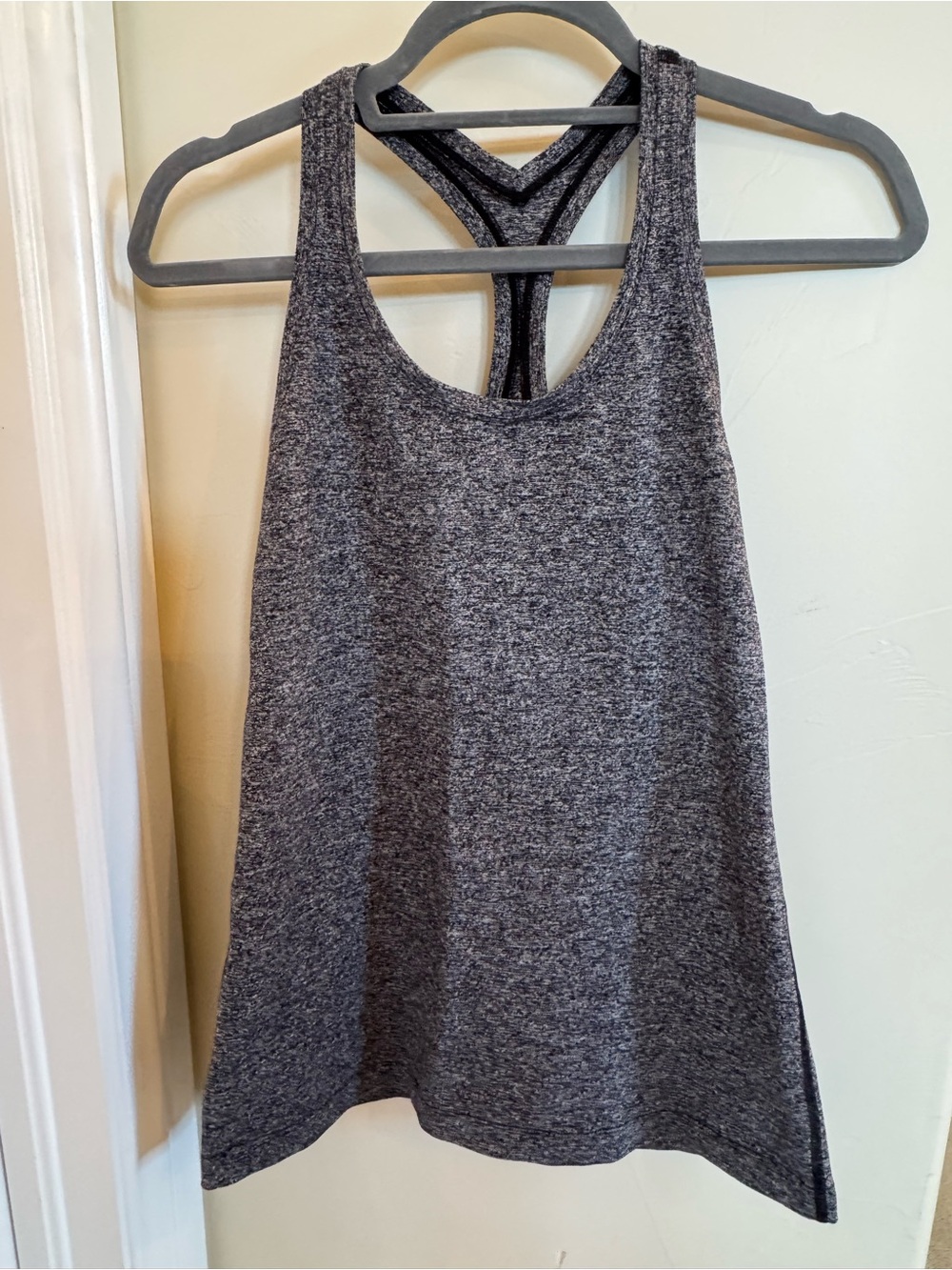 lululemon athletica Heathered Gray Racerback Tank